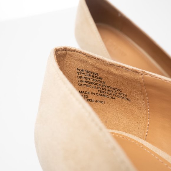 NEW J. CREW Microsuede Heeled Pumps in Saddle tan BJ248 $128 size 10 - Picture 11 of 14